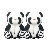 Botosei de casa pentru copii, model ursulet alb-negru, 26 cm