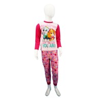 Pijama pentru copii, culoare roz, model patrula catelusilor