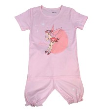 Pijama Mileby, pentru copii, culoare alb, model cu zana fermecata